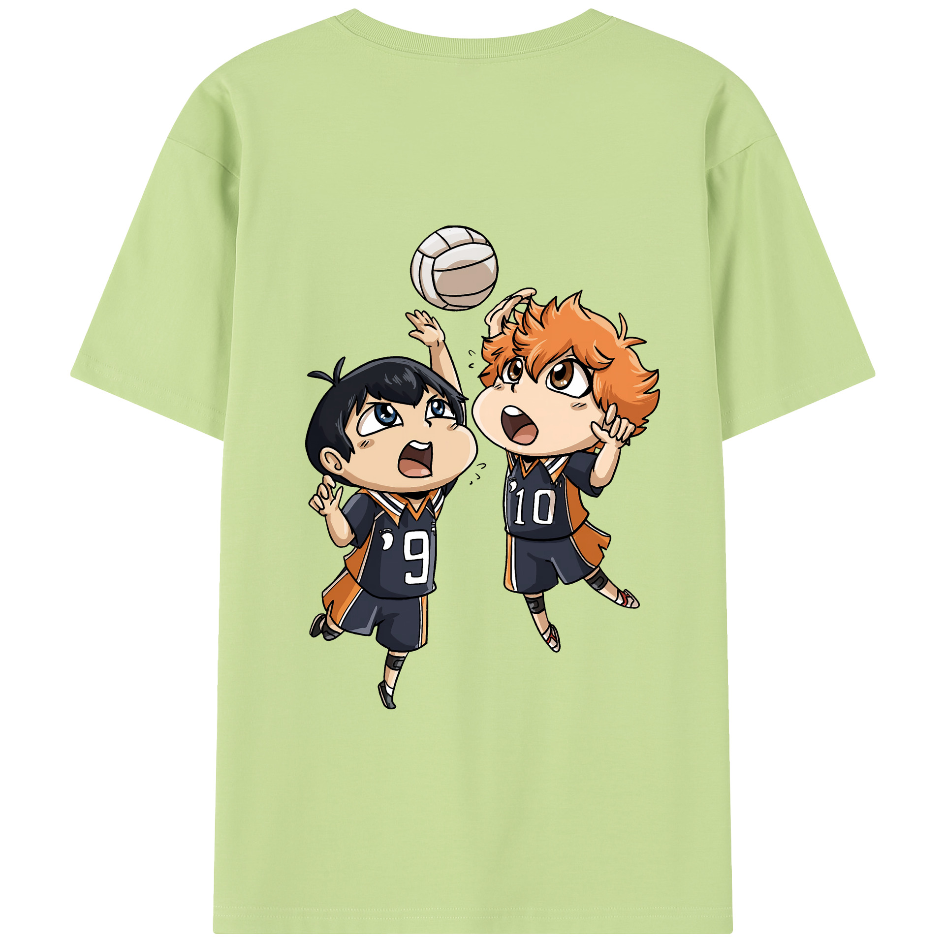 （画像用） ハイキュー!! Haikyu!! 綿100％半袖Tシャツ（背面プリント）